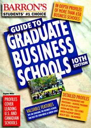 Cover of: Barron's Guide to Graduate Business Schools