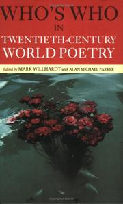 Cover of: Who's who in twentieth-century world poetry