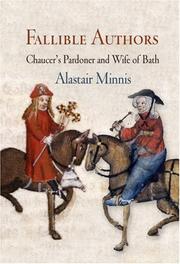 Cover of: Fallible Authors: Chaucer's Pardoner and Wife of Bath (The Middle Ages Series)