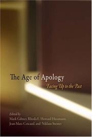 Cover of: The Age of Apology by 