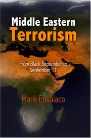 Cover of: Middle Eastern Terrorism by Mark Ensalaco
