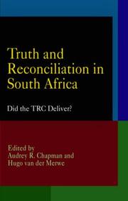 Cover of: Truth and Reconciliation in South Africa: Did the TRC Deliver? (Pennsylvania Studies in Human Rights)