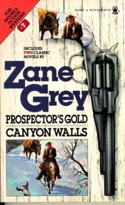 Cover of: Prospector's Gold/Canyon Walls (Western Double, No 7)