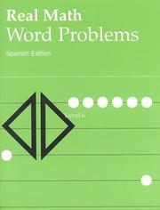 Cover of: Real Math World Problems: Level 6