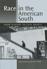 Cover of: Race in the American South: From Slavery to Civil Rights