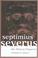 Cover of: Septimius Severus