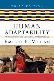 Cover of: Human Adaptability: An Introduction to Ecological Anthropology