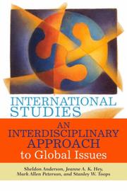 Cover of: International Studies: An Interdisciplinary Approach to Global Issues