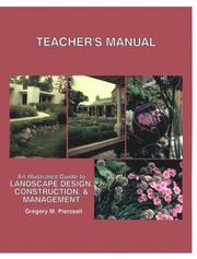 Cover of: An Illustrated Guide to Landscape Design, Construction & Managment