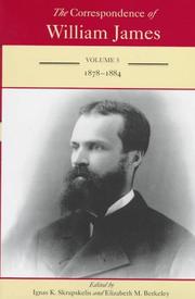 The Correspondence of William James by William James