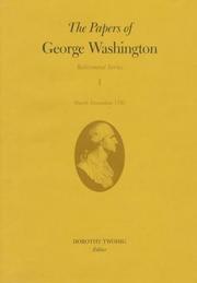 Cover of: The papers of George Washington. by George Washington