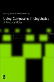 Cover of: Using computers in linguistics | 