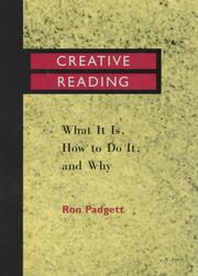 Cover of: Creative reading by Ron Padgett