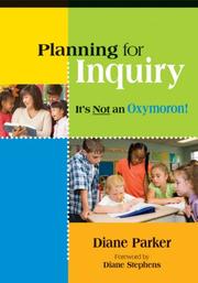 Cover of: Planning for Inquiry: It's Not an Oxymoron!