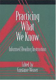 Practicing What We Know by Constance Weaver