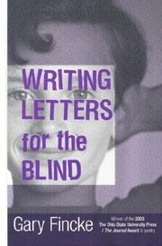 Cover of: Writing letters for the blind