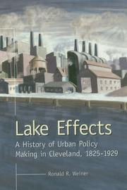 Cover of: LAKE EFFECTS | RONALD R WEINER