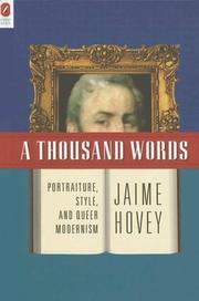 Cover of: A THOUSAND WORDS by JAIME HOVEY