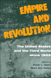 Cover of: Empire and Revolution by Peter L. Hahn, Mary Ann Heiss