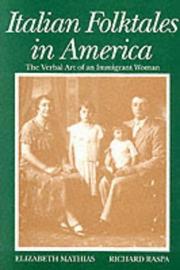 Cover of: Italian folktales in America: the verbal art of an immigrant woman