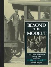 Cover of: Beyond the Model T by Ford R. Bryan