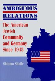 Ambiguous relations by Shlomo Shafir