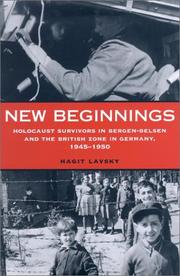 Cover of: New Beginnings by Hagit Lavsky