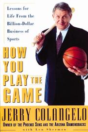 How you play the game by Jerry Colangelo