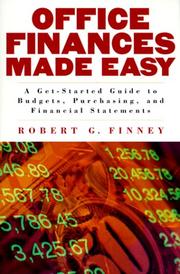 Cover of: Office Finances Made Easy by Robert G. Finney