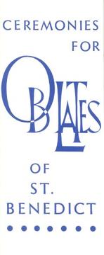 Cover of: Ceremonies for Oblates of St. Benedict