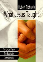 Cover of: What Jesus Taught: