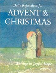 Cover of: Waiting in Joyful Hope: Daily Reflections for Advent and Christmas 2002-2003 (Daily Reflections...)