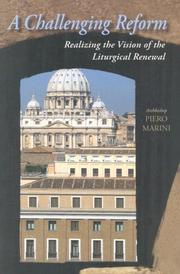 Cover of: A Challenging Reform by Piero, Archbishop Marini