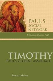 Timothy by S. T.D. Bruce J. Malina