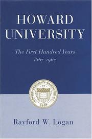 Cover of: Howard University by Rayford W. Logan