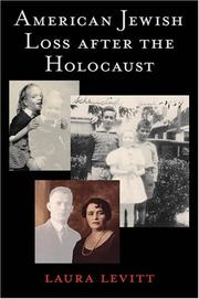Cover of: American Jewish Loss after the Holocaust by Laura Levitt