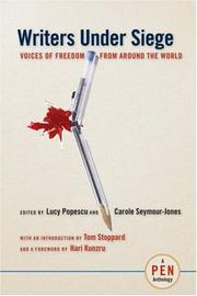 Cover of: Writers Under Siege: Voices of Freedom from Around the World (A Pen Anthology)