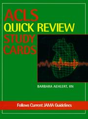 Cover of: Acls Quick Review Study Cards by Barbara Aehlert