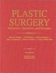 Cover of: Plastic Surgery by Bruce M. Achauer, Elof Eriksson, Bahman Guyuron, John J. Coleman, Robert C. Russell, Craig A. Vander Kolk