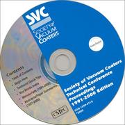 Cover of: SVC (Society of Vacuum Coaters) Technical Conference Proceedings 1991 - 2000 (Semiconductors & Microelectronics)