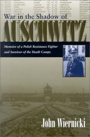 Cover of: War in the Shadow of Auschwitz by John Wiernicki