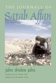 Cover of: The Journals of Sarab Affan (Middle East Literature in Translation) by Jabra Ibrahim Jabra, Jabrā Ibrāhīm Jabrā