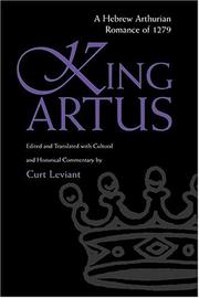 Cover of: King Artus: A Hebrew Arthurian Romance of 1279 (Medieval Studies)