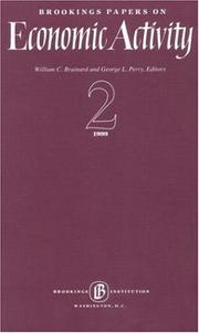 Cover of: Brookings Papers on Economic Activity 2: 1999 (Brookings Papers on Economic Activity)