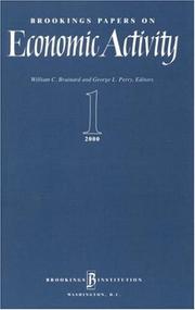 Cover of: Brookings Papers on Economic Activity: 2000 (Brookings Papers on Economic Activity)