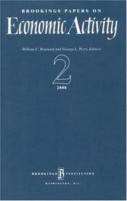 Cover of: Brookings Papers on Economic Activity 2: 2000 (Brookings Papers on Economic Activity)