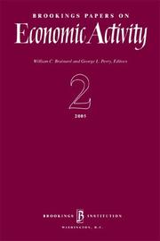 Cover of: Brookings Papers on Economic Activity 2, 2005 (Brookings Papers on Economic Activity)