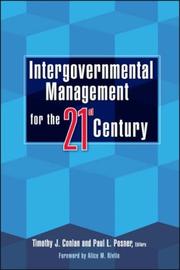 Cover of: Intergovernmental Management for the 21st Century