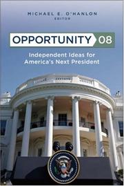 Cover of: Opportunity 08 by Michael E. O'Hanlon