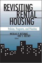 Cover of: Revisiting Rental Housing: Policies, Programs, and Priorities